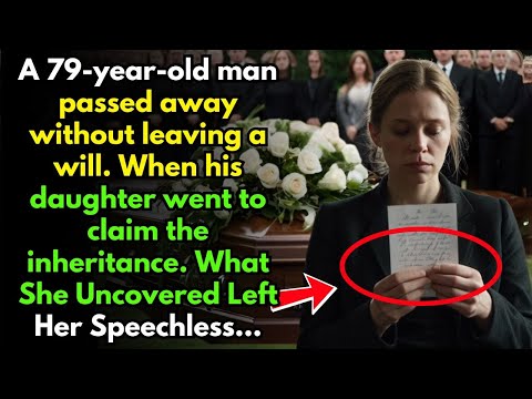 A 79-year-old man passed away without leaving a will—When his daughter went to claim inheritance…