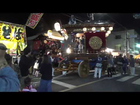 青梅大祭【宵宮祭り】令和元年【山車２町競演】