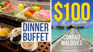 The $100 Dinner Buffet: Conrad Maldives' Atoll Market