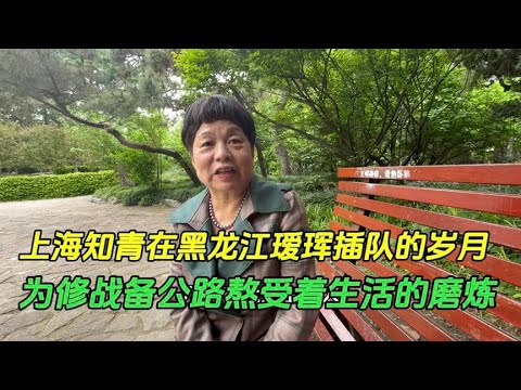 69届上海知青在黑龙江插队的岁月，为修战备公路熬受着生活的磨炼