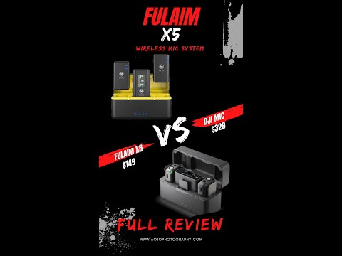 Fulaim X5 Wireless Mic System vs DJI Mic (WHICH ONE IS BETTER) $149 VS $329