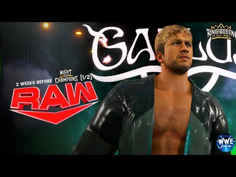 WWE 2k24 MONDAY NIGHT RAW; 2 WEEKS BEFORE NIGHT OF CHAMPIONS (1/2)