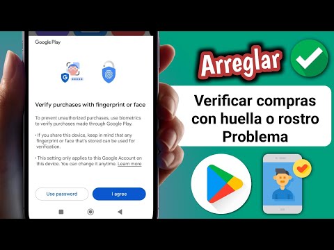 Verificar compras con la huella digital o con la cara en Google Play Store