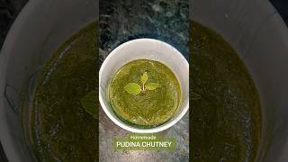 homemade PUDINA CHUTNEY 🍃#pudina #pudinarecipes #pudinachutneyrecipe #pudinachutney #pudinachatni