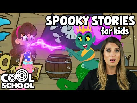 Ms. Booksy's SPOOKY Underwater Stories for Kids | Little Mermaid and the Sea Witch and more!