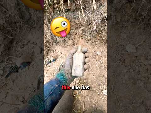 Antique Bottle Digging in Northern Wisconsin: Rose Glass & 100 Year-Old Find #bottledigging #shorts