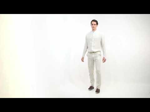 ATHOA LIGHT GREY PANTS