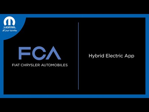 Hybrid Electric App | How To | 2025 FCA Hybrid Vehicles