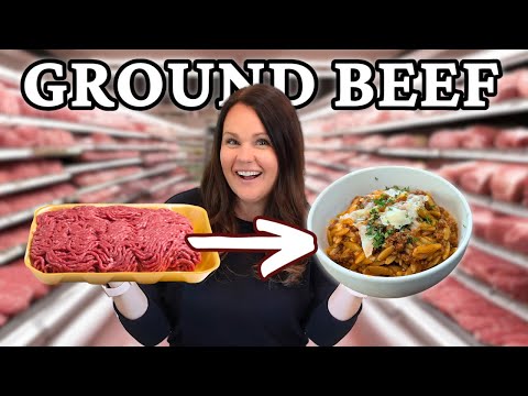 3 QUICK & EASY Recipes | GROUND BEEF and Ground Meat dinners for a busy week!