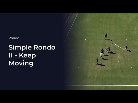 Simple Rondo II - Keep Moving | Soccer Coaching Drill