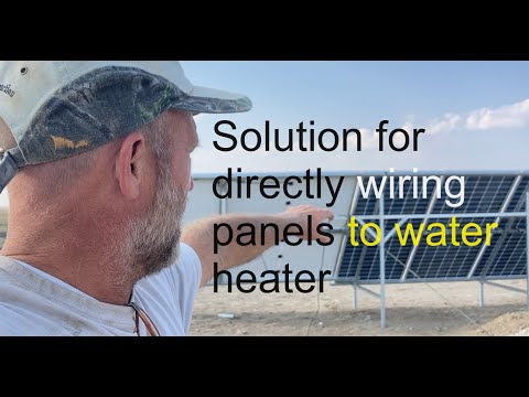 Ultimate Bugout Build: Wiring Solar Directly to Hot Water Tank