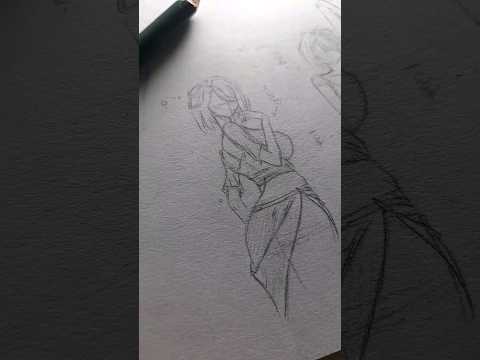 Draw body prespactive easy tutorial - アート #shorts