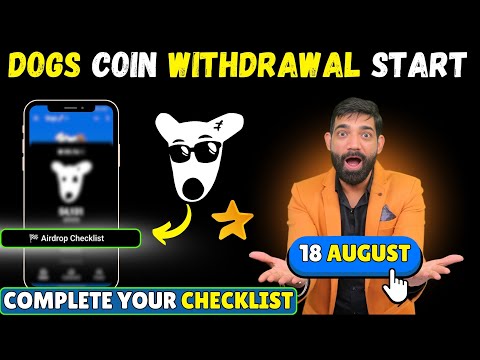 Dogs Airdrop Claim CheckList 📋 | Dogs Airdrop Distribution Update | Dogs coin Latest News Today