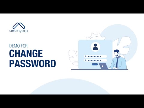 Demo for Changing Password in AntMyERP- English