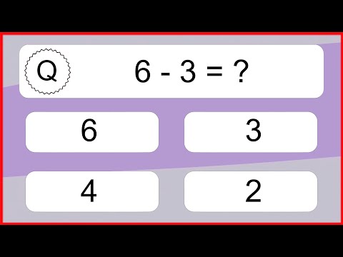 20 Subtraction Quiz Exercises for Kids: Numbers Up to 20