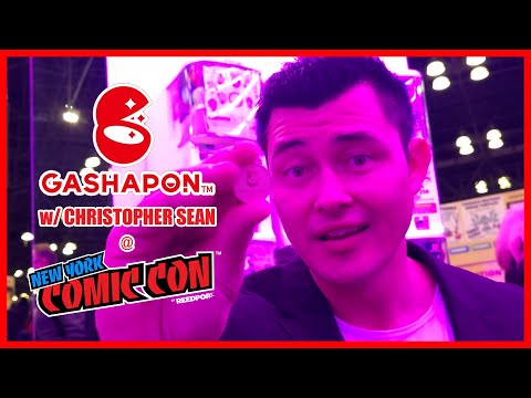 Gashapon with Christopher Sean at NYCC 2024