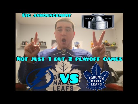 NOT FAKE!!!! HUGE UPCOMING GAMES ANNOUNCEMENT VIDEO MAPLE LEAFS 2023 STANLEY CUP PLAYOFFS MUST SEE!