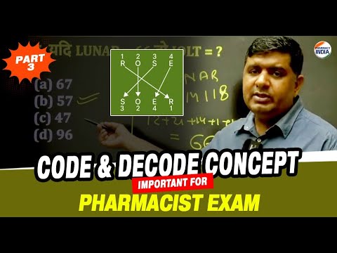 Code & Decode Concept | Best MCQs | Non - Pharma | Pharmacist Exam #rrbpharmacist #nonpharma