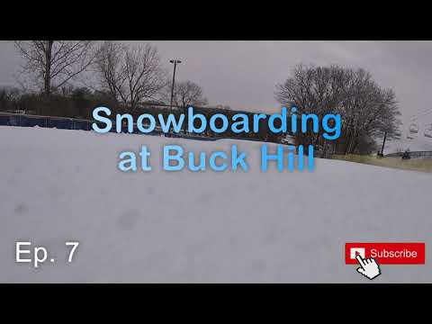 Snowboarding at Buck Hill