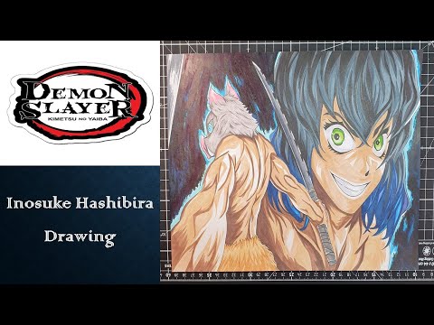 How to draw INOSUKE HASHIBIRA | Kimetsu no Yaiba [Demon Slayer]