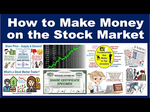 How to make money on the stock market