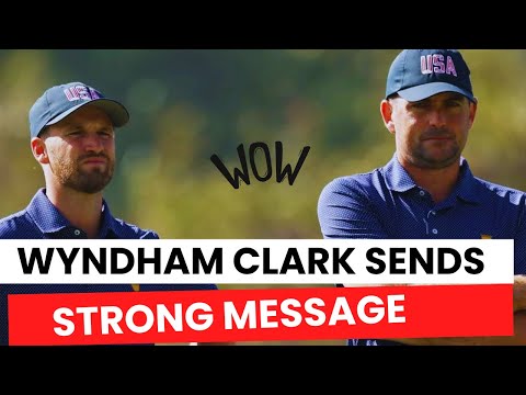 Wyndham Clark Delivers Strong Ryder Cup Message to Keegan Bradley Following Captain Discussions