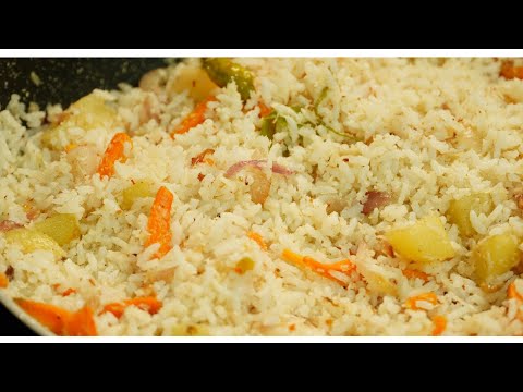 Vegetable Coconut Rice Recipe | కొబ్బరి అన్నం| Kobbari Annam | How To Make South Indian Coconut Rice