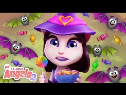 My talking angela 2  a New Spooky Halloween trailer and pets have so crazy