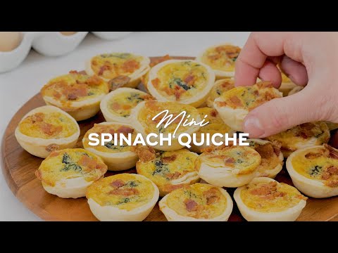 Mini Spinach Quiche (mini muffin quiche recipe)