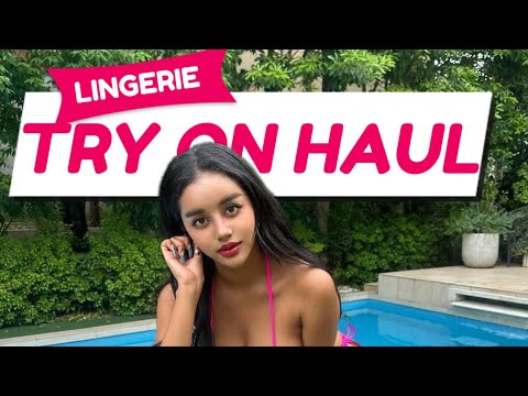 Transparent Lingerie haul | Try on haul | See through Everything | No b*a challenge | Sexy try on 4K