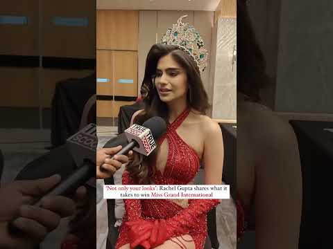 Rachel Gupta shared her experience as Miss grand International #rachelgupta #missgrandinternational