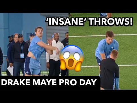 Drake Maye PRO DAY Highlights 🔥 *EVERY THROW* | 2024 NFL Draft