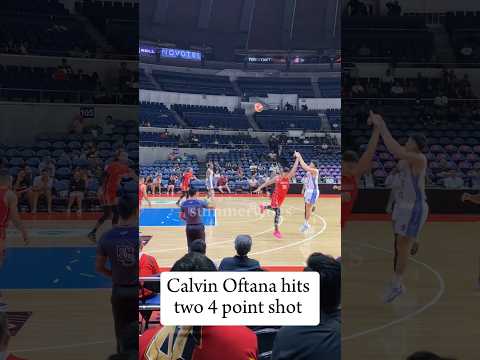 Calvin Oftana first to shot two 4points in  PBA history #calvinoftana #pba #tnttropanggiga #4points