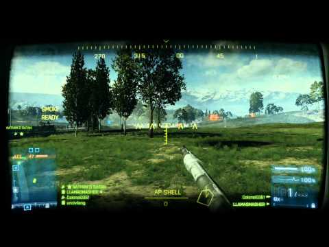 Battlefield 3 Rush Commentary with Tank Gameplay