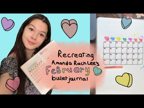 Recreating Amanda Rach Lee's bullet journal spreads | Rach Mei