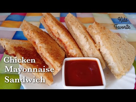 Easy Instant Chicken Mayonnaise as breakfast and evening snacks|| Kids favorite || My Little Habits