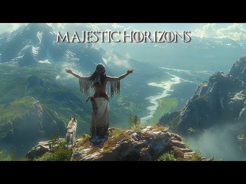 Majestic Horizons - Shamanic Meditation Music - Native American Flute Music for Meditation