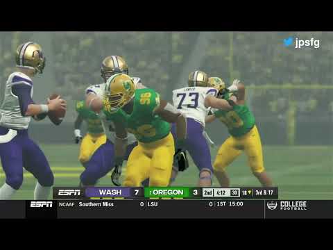 Washington vs. #2 Oregon | CFB Revamped Legacy Season Week 9 | Jefe on Commentary