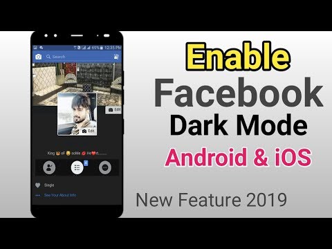 Enable Facebook Dark Mode Without Root Android 2019