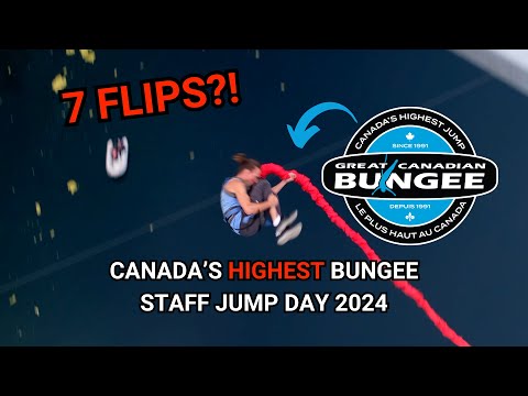 Staff Jump Day 2024 at Great Canadian Bungee