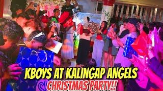 KAKAIBANG EXCHANGE GIFT NG TEAM KALINGAP CHRISTMAS PARTY! | KALINGAP ANGELS AT KBOYS!