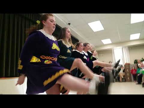 Irish Americ Step Dancers at Pilgrim Congregational Church-UCC in Leominster