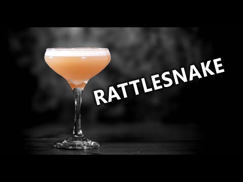 How To Make The Perfect Rattlesnake Cocktail | Booze On The Rocks