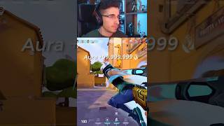 AURA +99.999.999… 🤯 valorant live stream gameplay highlights daily clips funny moments shorts 2025