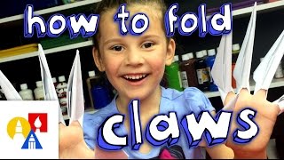 How To Fold Paper Claws