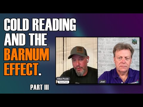 Cold Reading the Barnum Effect - Part 3