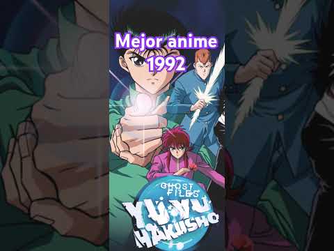 Mejor anime año 1992 Yū Yū Hakusho