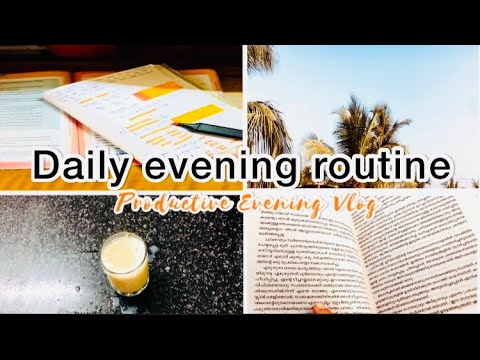 My Productive Evening Routine | Daily Routine | malayalam