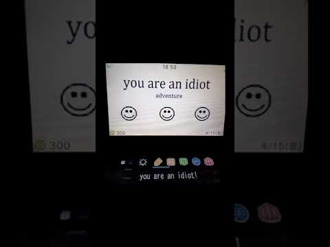 【悲報】3DSに馬鹿にされる【you are an idiot】