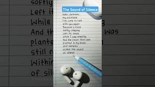 Learn English Through Song : The Sound of Silence with Simon & Garfunkel #shorts